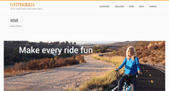 Desktop Screenshot of electricbikes.com