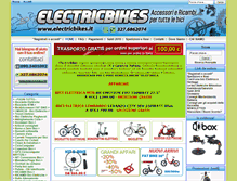 Tablet Screenshot of electricbikes.it